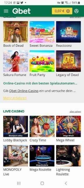 Overview of qbet casino uk login
